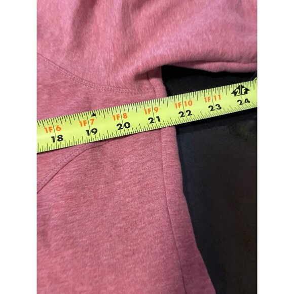 LL Bean Dark Pink Pullover Cowl Neck Long Sleeve Top Sz XLP - Picture 7 of 9